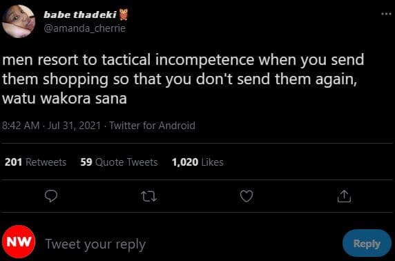 Babe thadeki amanda_cherrie men resort to tactical incompetence when you send th