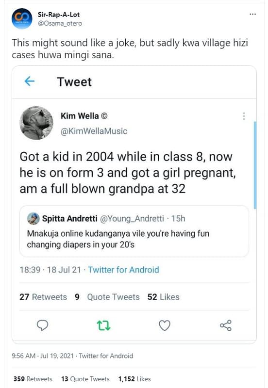 Sirrapalot osama_otero this might sound like a joke but sadly kwa village hizi c