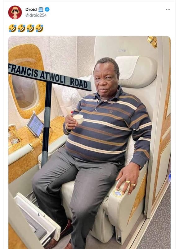 Droid droid254 francis atwoli road