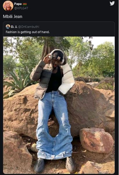 Papa kplg4t mbili jean d. j drkiambuthi fashion getting out of hand.