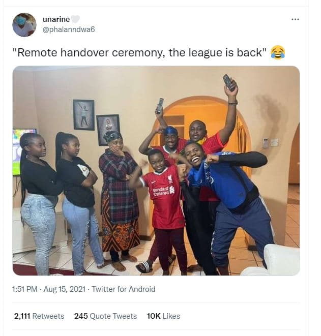 Unarine phalanndwa6 remote handover ceremony the league is back 1.51 pm aug 15,