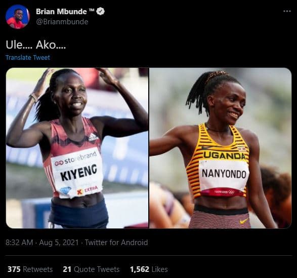 Brian mbunde brianmbunde ule . ako_ translate tweet ugandas nanyondo aac 8.32 am