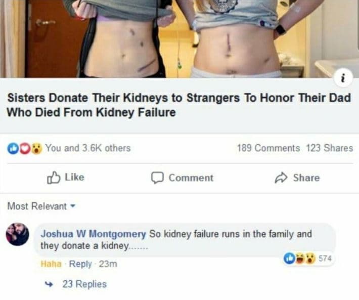 Sisters donate their kidneys to strangers to honor their dad who died from kidne