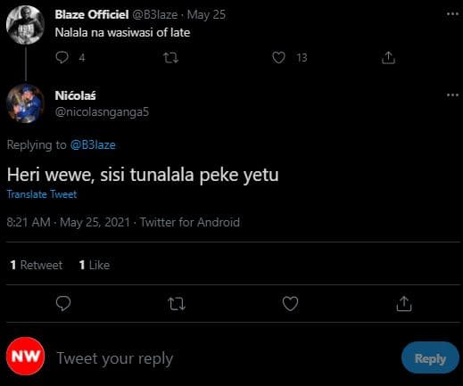 Blaze officiel b3laze may nalala na wasiwasi of late niéolas nicolasngangas repl