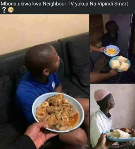 Mbona ukiwa kwa neighbour tv yukua na vipindi smart