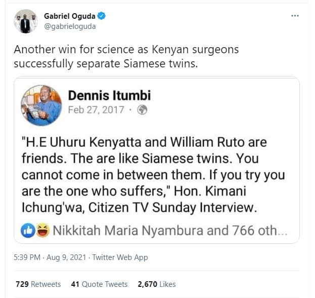 Gabriel oguda gabrieloguda another win for science as kenyan surgeons successful