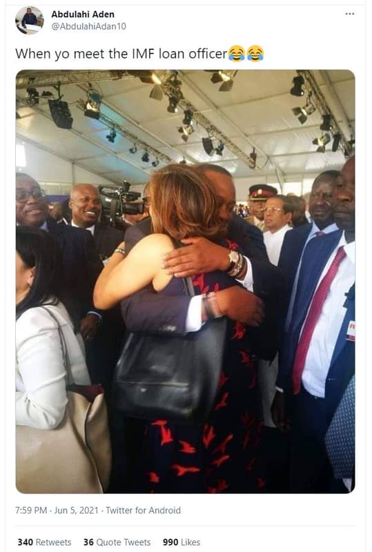 Abdulahi aden abdulahiadan10 when yo meet the imf loan officer 7.59 pm jun 5, tw