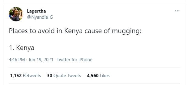 Lagertha nyandia_g places to avoid in kenya cause of mugging kenya 4,46 pm jun 1