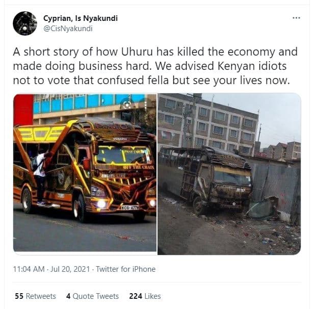 Cyprian, is nyakundi cisnyakundi a short story of how uhuru has killed the econo