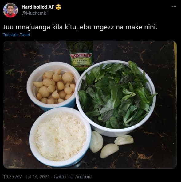 Hard boiled af muchembi juu mnajuanga kila kitu ebu mgezz na make nini. translat