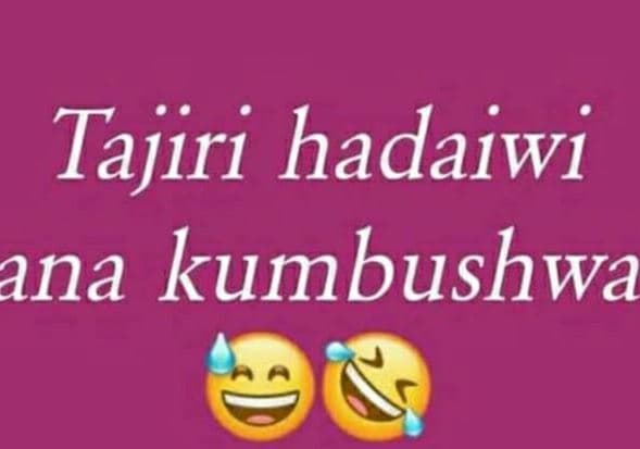 Tajiri hadaiwi ana kumbushwa