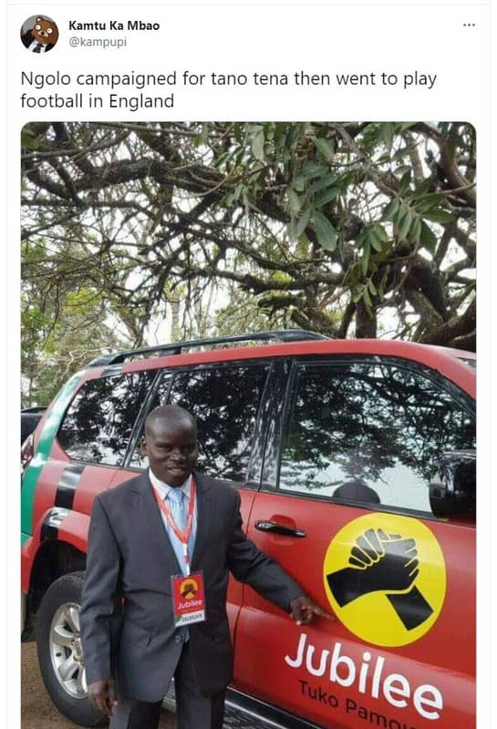 Kamtu ka mbao kampupi ngolo campaigned for tano tena then went to play football