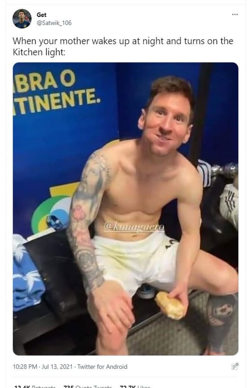 Get satwik_106 when your mother wakes up at night and turns on the kitchen light