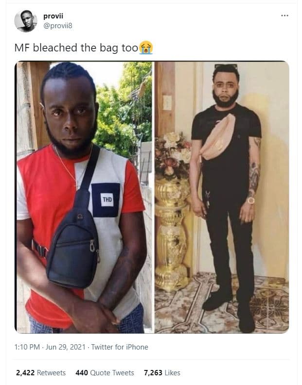 Provii provii8 mf bleached the bag too thd 1.10 pm jun 29 twitter for iphone 2,4