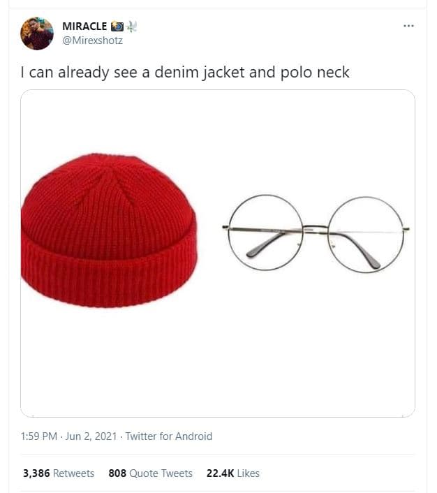 Miracle mirexshotz can already see a denim jacket and polo neck 1.59 pm jun 2, t