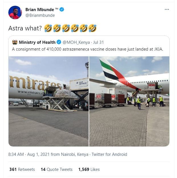 Brian mbunde brianmbunde astra what? 3uu3i ministry of health moh_kenya jul 31 c