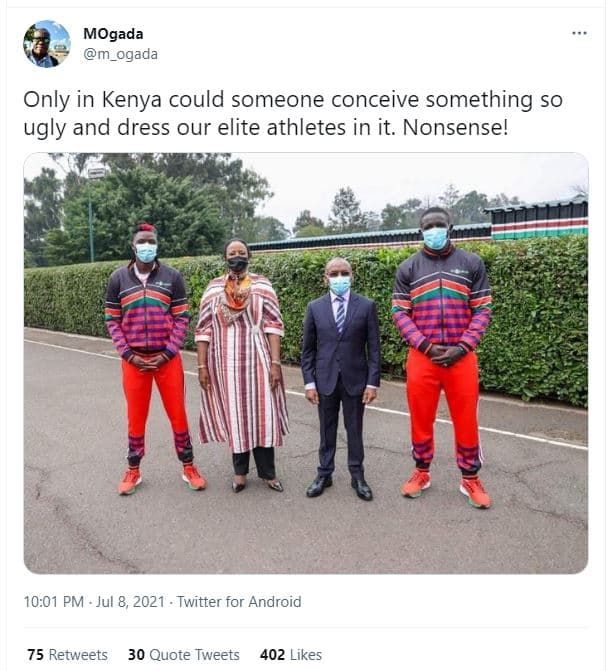 Mogada m_ogada only in kenya could someone conceive something so ugly and dress