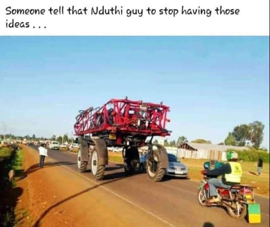 Someone tell that nduthi guy to stop having those ideas