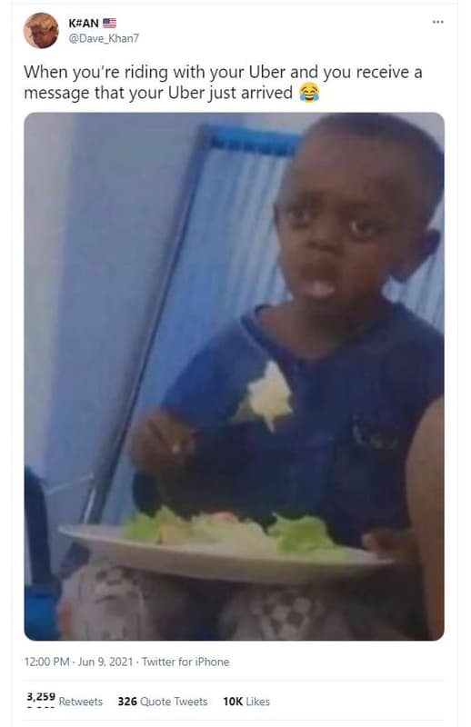 Kan dave_khan7 when you're riding with your uber and you receive a message that