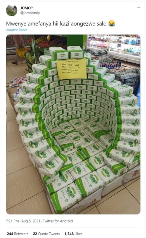Jomotm jomoandy mwenye amefanya hii kazi aongezwe salo translate tweet 7.21 pm a