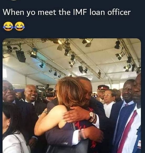 When yo meet the imf ioan officer