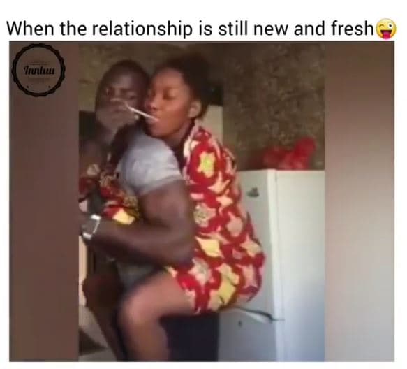 When the relationship is still new and fresh iunang