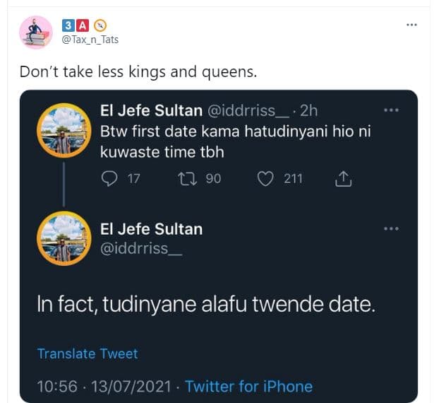 Tax_n_tats don't take less kings and queens. el jefe sultan iddrriss 2h btw firs