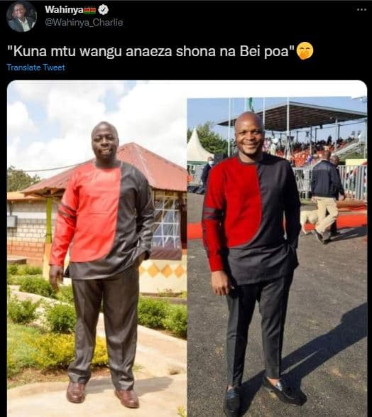 Wahinya wahinya_charlie kuna mtu wangu anaeza shona na bei poa translate tweet