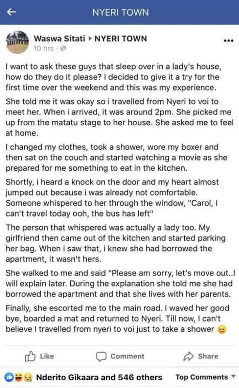 Nyeri town waswa sitati nyeri town 10 hrs want to ask these guys that sleep over