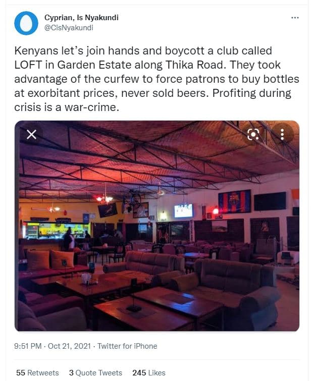Cyprian , is nyakundi cisnyakundi kenyans let's join hands and boycott a club ca