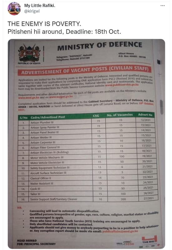 My little rafiki_ kirigwi the enemy is poverty. pitisheni hii around, deadline 1