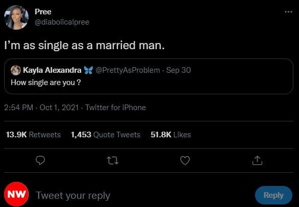 Pree diabolicalpree imas single as a married man. kayla alexandra how single are