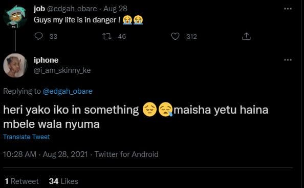 Job edgah_obare aug 28 guys my life is in danger 17 312 iphone i_am_skinny_ke re