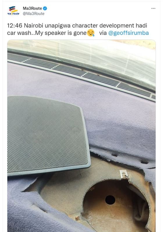 Ma3route oute ma3route 1246 nairobi unapigwa character development hadi car wash