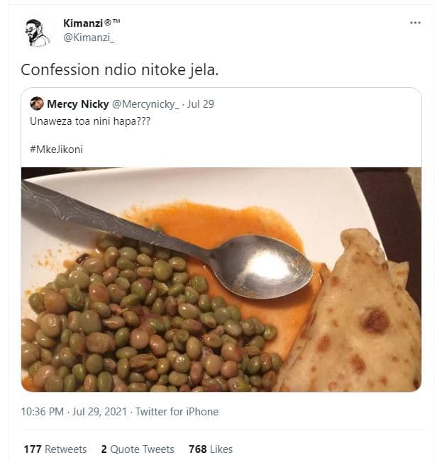 Kimanzi kimanzı confession ndio nitoke jela. mercy nicky mercynicky jul 29 unawe