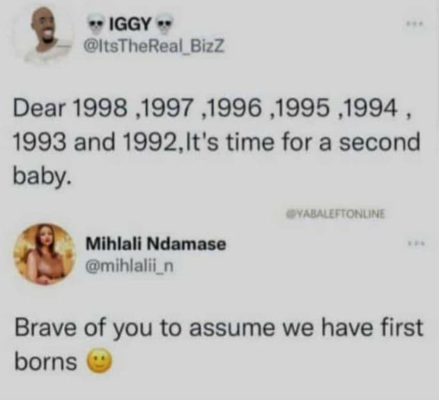 Iggy itsthereal_bizz dear ,,,, and ,it's time for a second baby. vaaalftonuine m