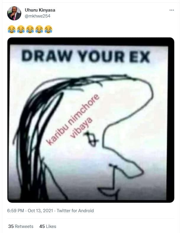 Uhuru kinyasa mkhwe254 draw your ex nimchore karibu vibaya 1 6.59 pm oct 13, twi