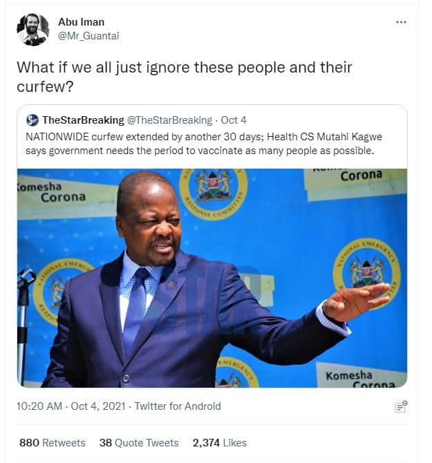 Abu iman mr_guantai what if we all just ignore these people and their curfew? th