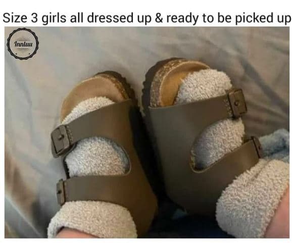 Size 3 girls all dressed up ready to be picked up innlıw