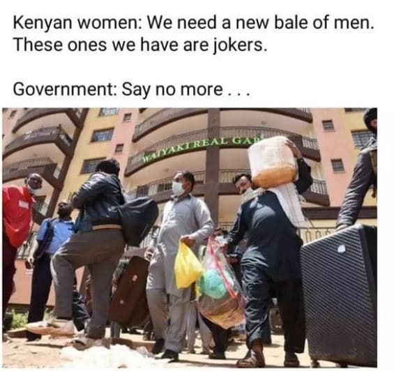 Kenyan women we need a new bale of men these ones we have are jokers government