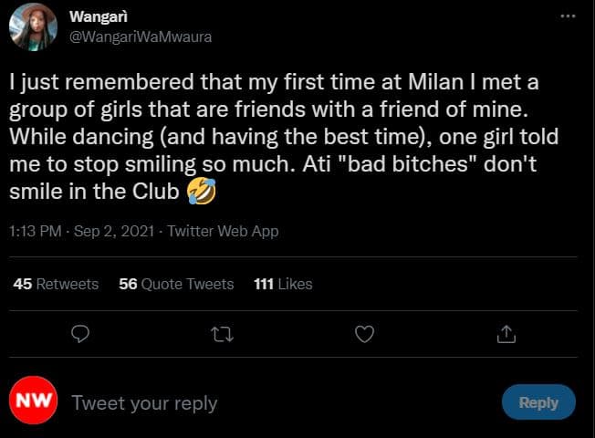 Wangar wangariwamwaura just remembered that my first time at milan met a group o