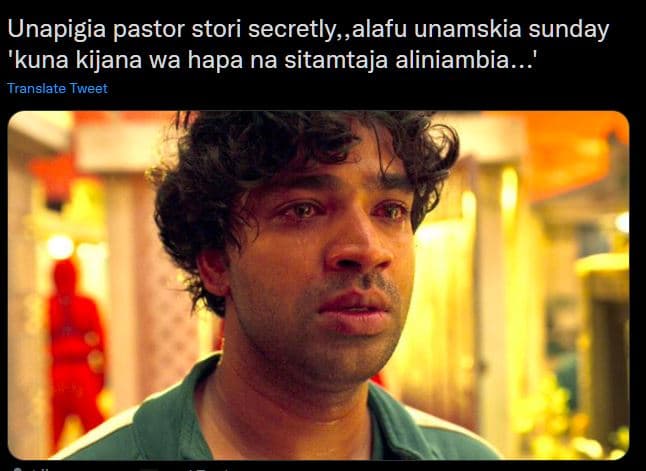 Unapigia pastor stori secretly,,alafu unamskia sunday 'kuna kijana wa hapa na si