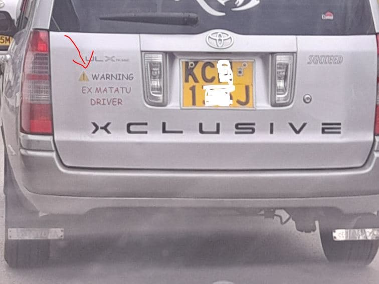 51 suaurd warning ex matatu driver rci 1 l u v