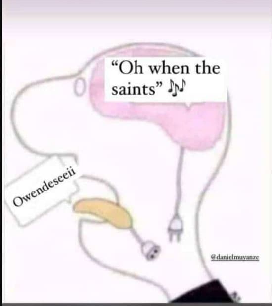 Oh when the saints' jj slniclmuxanze owendesceii