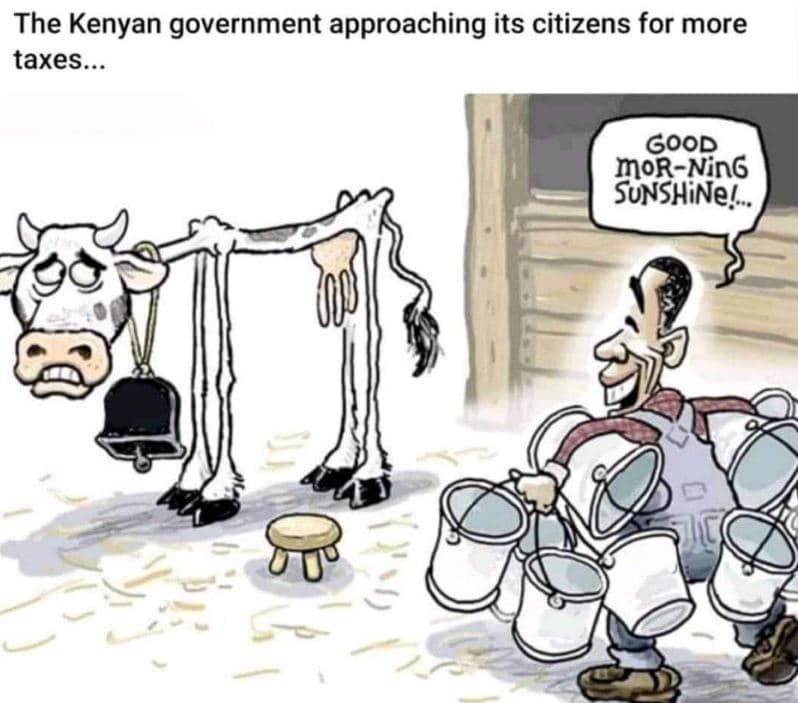 The kenyan government approaching its citizens for more taxes good morning 5unsh