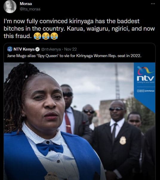 Moraa its_moraa i'm now fully convinced kirinyaga has the baddest bitches in the