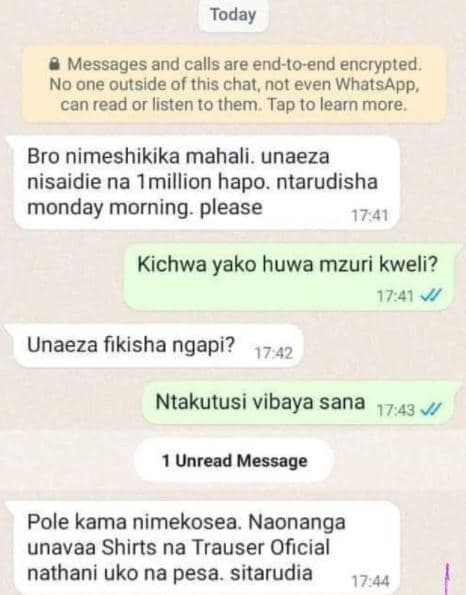 Today messages and calls are endtoend encrypted. no one outside of this chat, no