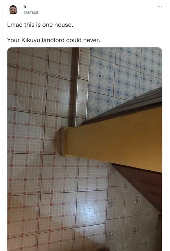 Alfaxit lmao this is one house. your kikuyu landlord could never .