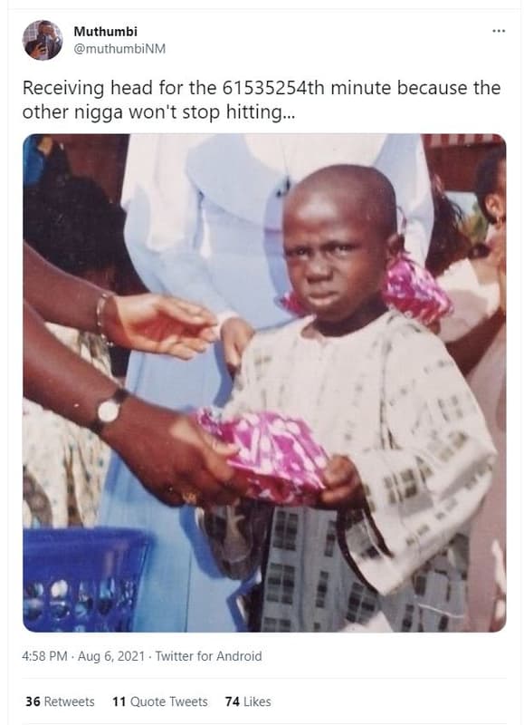 Muthumbi muthumbinm receiving head for the 61535254th minute because the other n