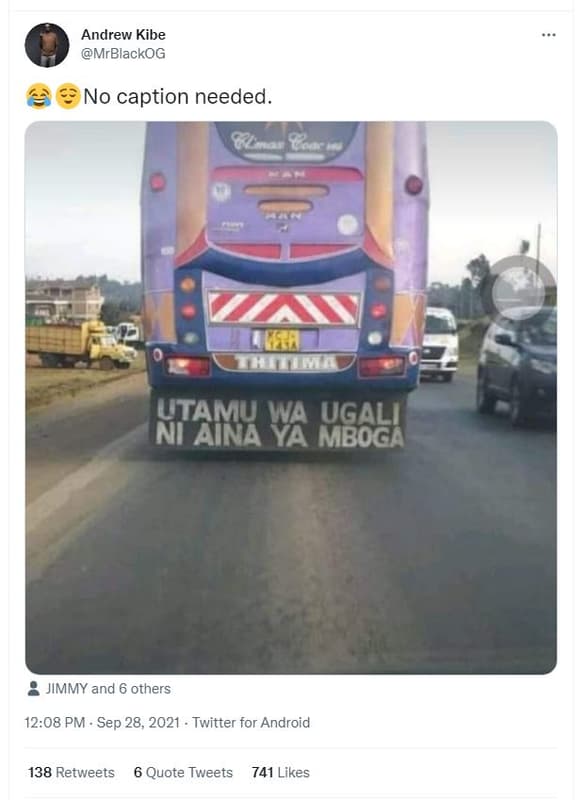 Andrew kibe mrblackog no caption needed. 8 utamu wa ugali ni aina ya mboga jimmy